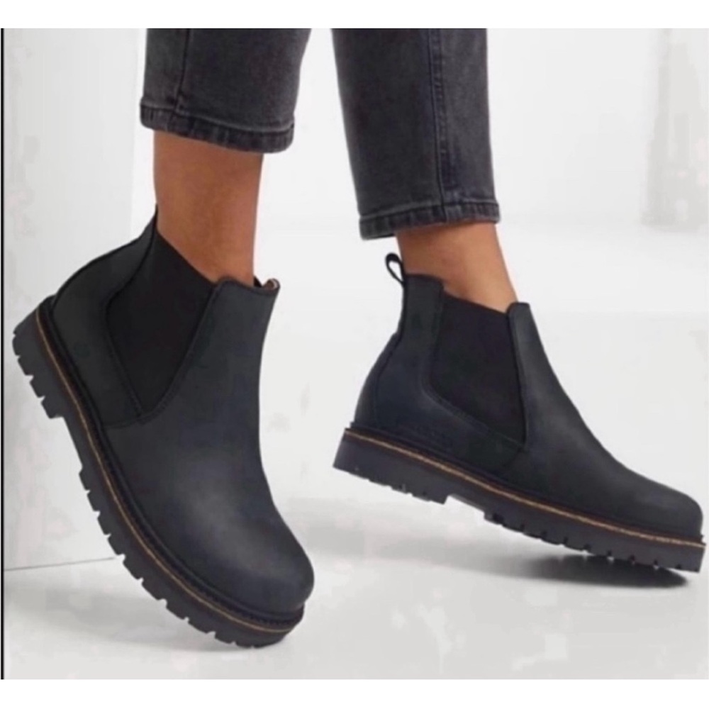 Birkenstock Black Chelsea Ankle Boots
